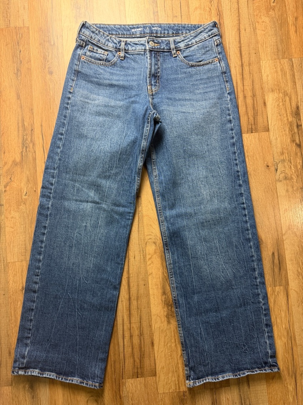 Women’s Mid-Rise Wide Leg Old Navy Jeans Size 6 Petite